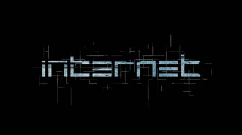 Internet Futuristic Intro Video stock 68732252