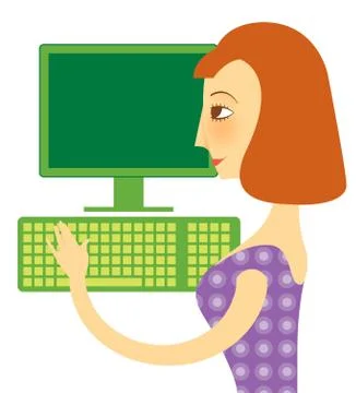 Internet generation Stock Illustration