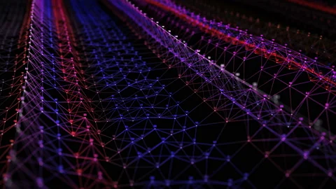 Internet Global connection and transfering data concept.Digital Sci Fi Stock Footage 165602607