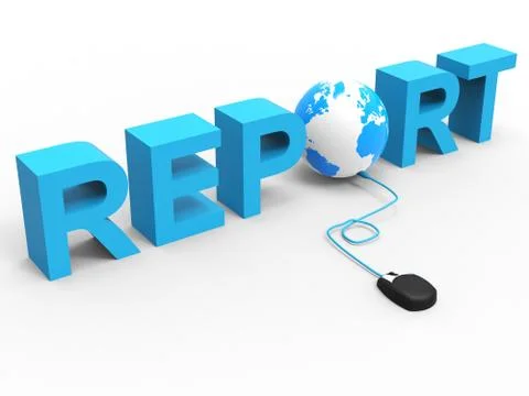 Internet global indicating world wide web and progress report 스톡 일러스트