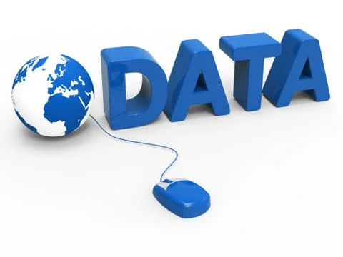 Internet global indicating world wide web and web site Stock Illustration