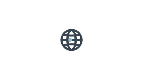 Internet icon animation for video motion graphics Stock Footage 202200621