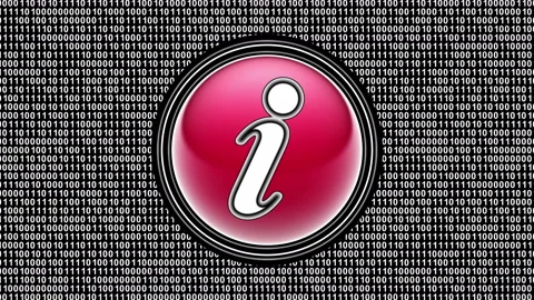 Internet icon. Binary code ( array of bits ) in the screen. Looping footage. Stock Footage 123845380