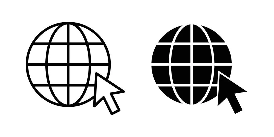 Internet icon concept. best for web design Stock Illustration