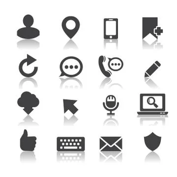 Internet icon Stock Illustration