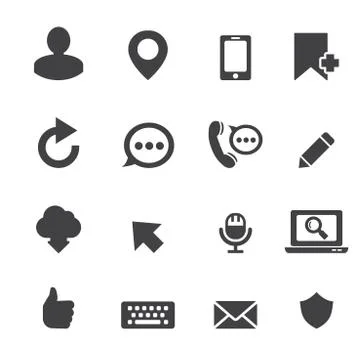 Internet icon Stock Illustration