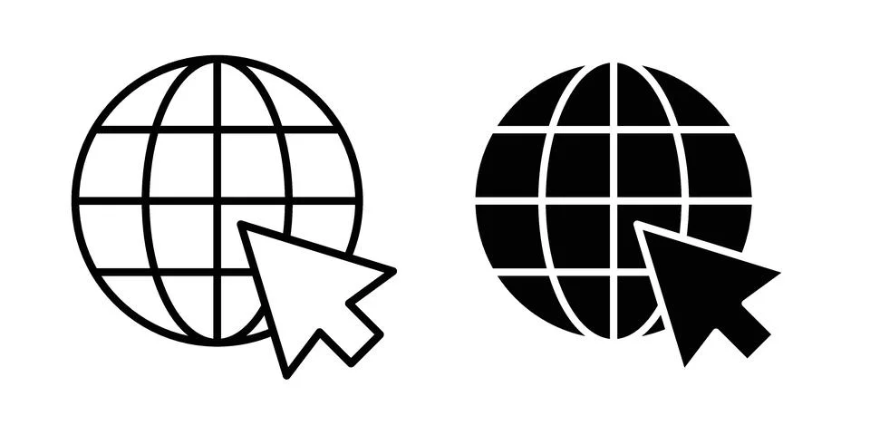 Internet icon Illustration Eps10 for web or app 스톡 일러스트