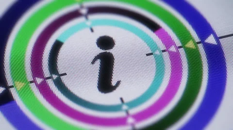 Internet icon on the screen. Looping. Stock Footage 42436736
