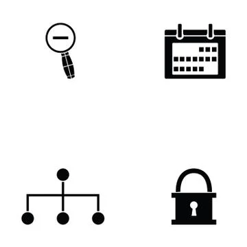 Internet icon set Stock Illustration