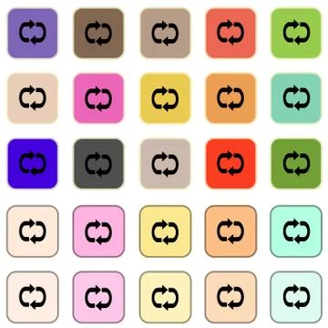 Internet icons - buttons with arrows vector set Stock Illustration