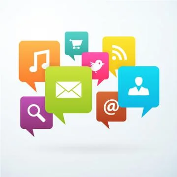 Internet icons vector illustration Stock-Illustration