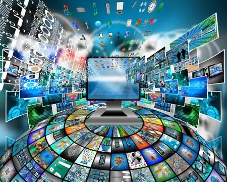 Internet Illustrazione stock