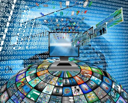 Internet Illustrazione stock