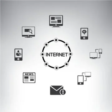 Internet Stock Illustration