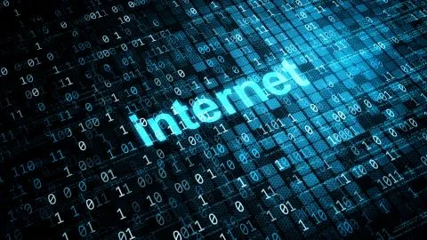 The Internet Illustrazione stock