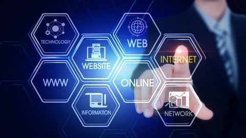 Internet Illustrazione stock