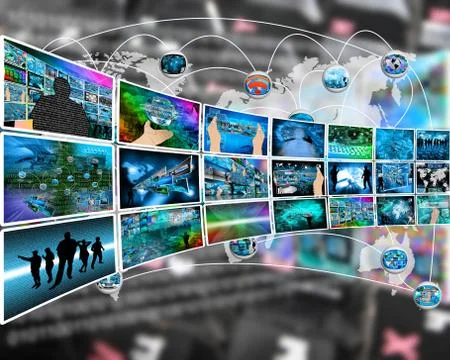 Internet images Stock Illustration