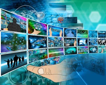 Internet images Stock Illustration