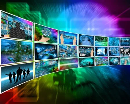 Internet images Illustrazione stock