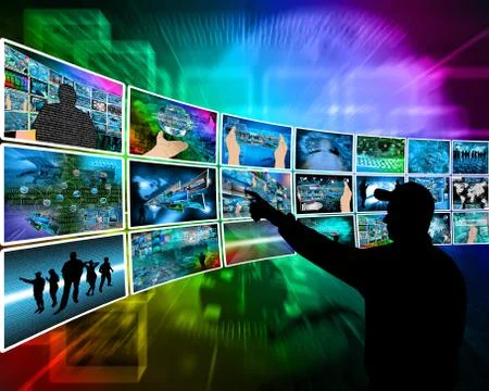 Internet images Stock Illustration