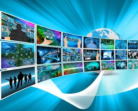 Internet images Stock Illustration