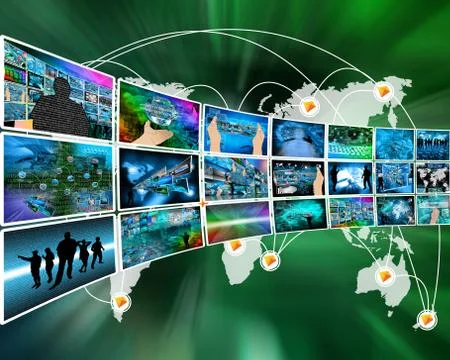 Internet images Stock Illustration