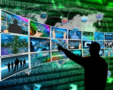 Internet images Illustrazione stock