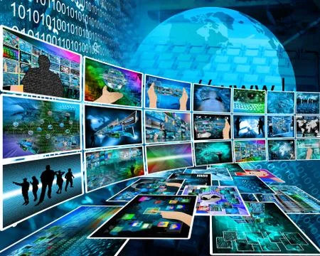 Internet images Stock Illustration