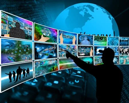 Internet images Stock Illustration