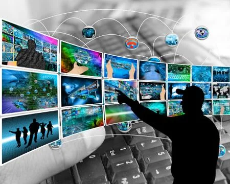 Internet images Stock Illustration