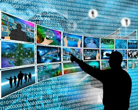 Internet images Stock Illustration