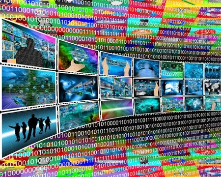 Internet images Stock Illustration