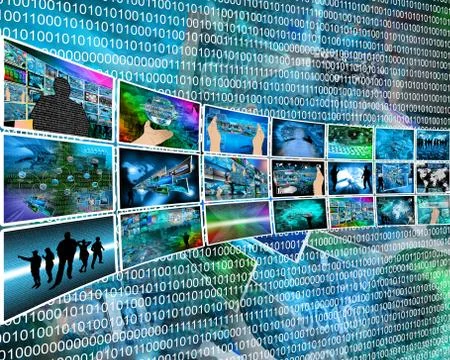 Internet images Stock Illustration