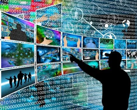 Internet images Stock Illustration