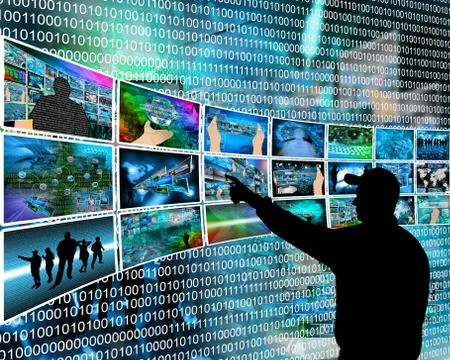 Internet images Stock Illustration