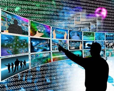 Internet images Stock Illustration