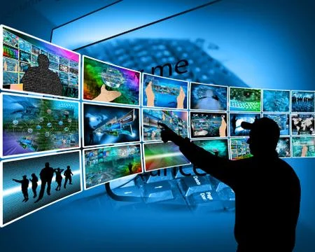 Internet images Illustrazione stock