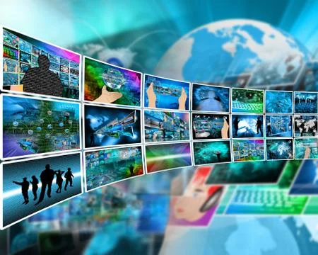 Internet images Illustrazione stock