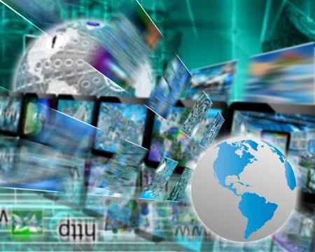 Internet images Stock Illustration