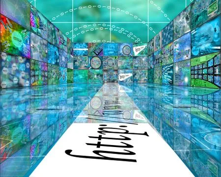 Internet images Stock Illustration