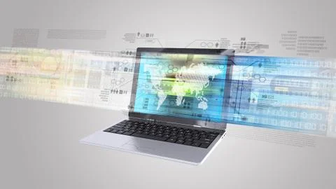 Internet information technology concept Stock-Illustration