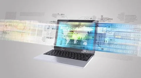  Internet information technology concept Internet and information technolo... Stock-Fotos