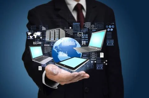 Internet information technology concept Internet and information technolo... Stock-Fotos
