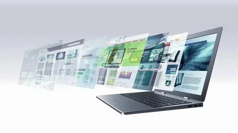  Internet information technology concept Internet and information technolo... Stock-Fotos