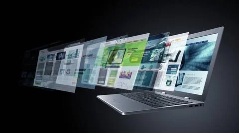 Internet information technology concept Internet and information technolo... Stock-Fotos