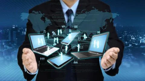  Internet information technology concept Internet and information technolo... Stock-Fotos