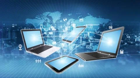  Internet information technology concept Internet and information technolo... Stock-Fotos