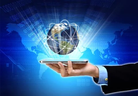 Internet Information Technology Stock-Illustration