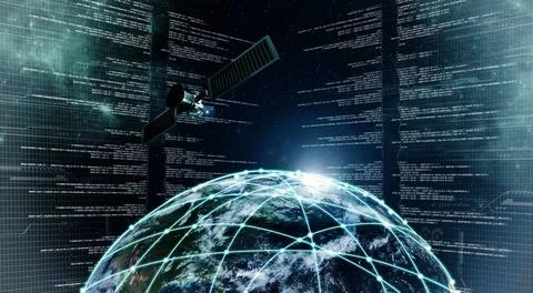  Internet Information technology Internet Information technology image wit... Foto stock