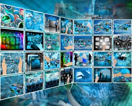 Internet interface Stock Illustration